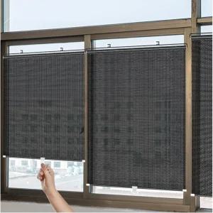 흡입 컵이 있는 접이식 암막 롤러 블라인드 가정 내 프라이버시를 위한 단열 및 햇빛 가리개