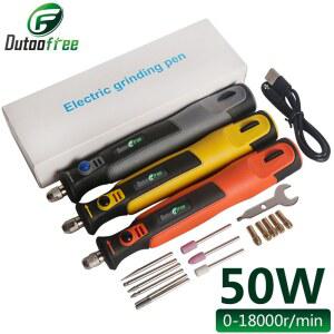 50W 전기 그라인더 소형 핸드 헬드 절단 나무 드릴 연마 조각 도구 미니