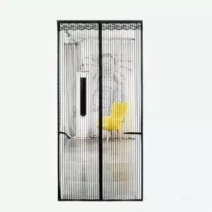 모기장 90x210cm 블랙 미세망 창문 분리형 현관