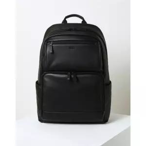 [정품] 닥스 ACC 블랙 로고장식 가죽 백팩 DBBA3E696BK {균일가 딜}