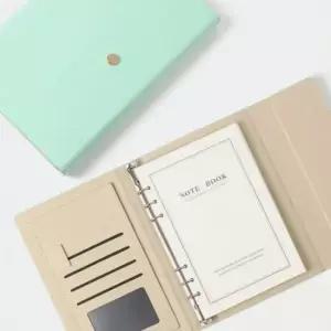 [문구/오피스] 만년형 플래너 다이어리 업무 직장인 가죽 민트색 A5