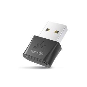 [미국배송] 아반트리 DG80-게이밍 - PS5 및 게임 콘솔용 USB BLUETOOTH 5.3 어댑터 동글 APTX 적응형 저지연 블루투스 헤드폰 이어버드에 무선 오디오 송신기 제공