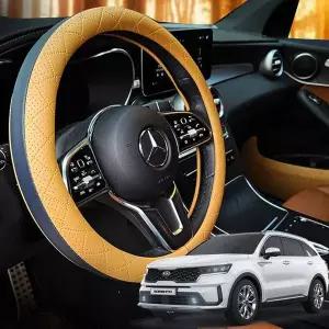 TBZ 쏘렌토MQ4 엠보싱 가죽 순정형 그립 핸들커버 타공형핸들카바