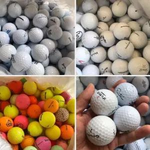 중고 10구 중고볼 랜덤 브랜드 초보자용 비거리 향상 로스트볼 2피스 3피스