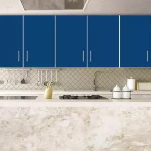 LG싱크대시트지 인테리어필름 미디엄블루 GD-50CM-61 헤라증정