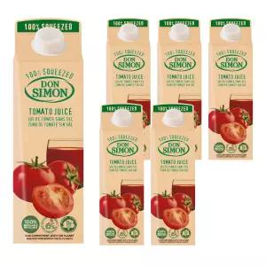 돈시몬 착즙 토마토 주스, 1L, 6개