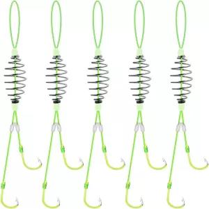 Dyxssm 봄 미끼 우리 덫 낚시 바늘 드럼 스프링 피더 잉어