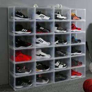 [생활] 투명 신발정리함 자석도어 슈락커 슈케이스 신발정리대