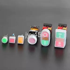  5pcs 16/22/30mm 푸시 버튼 로터리 스위치 방수 캡 고무 먼지 커버 보호 씰링