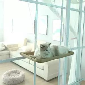 고양이해먹 부착형 창문 윈도우 해먹 캣타워 반려용품 AsE5+2otZ