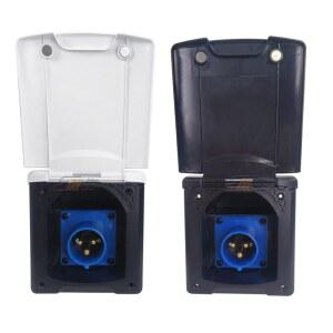 캠핑카 카라반 220v 3핀 소켓 입력 인입구 충전구 방수 박스 전원 외부