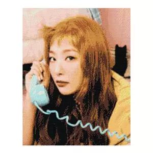 레드벨벳 슬기 보석십자수 캔버스 40x50cm