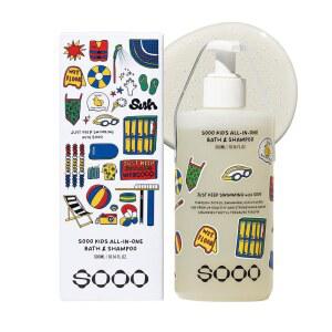 SOOO 수영 바디 아기와 위한 없는 샴푸 순한 눈물 워시 & 2-IN-1 풀 아이를