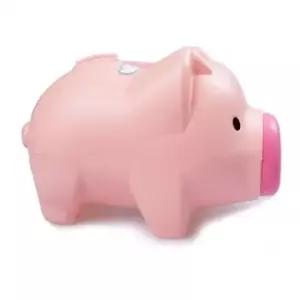 [문구/오피스] 모금통 잔돈 동전 비상금 돼지 금고 저금통 핑크 특대