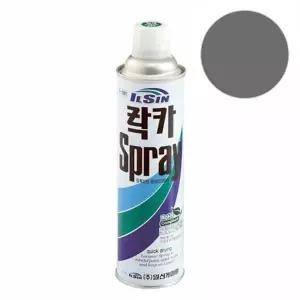[셀러에이드]일신 락카 스프레이 중회색 420ml