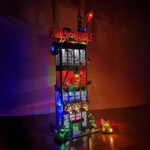 라이트 데일리 버글 빌딩 클래식 Moc 76178 블록 벽돌 선물