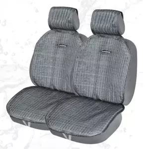 차량용 쿨링 시트 여름 방석 2P 실버