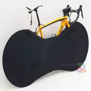 자전거바퀴커버 블랙 실내보관자전거체인 카바 레인 휠커버 덮개 방수