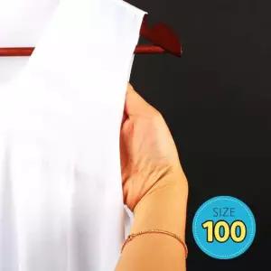 나시티 무봉제 화이트100 V넥 남성 심리스나시 남성용