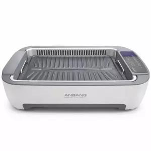 무연그릴 안방그릴 최신상 연기잡는 그릴 파워 AB901MF 전기그릴 + 추가필터 + 전용가방