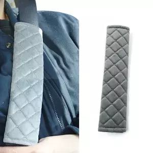 벨벳 안전벨트 커버 회색 안전벨트쿠션 안전띠패드