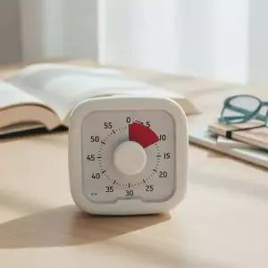 학습용 집중력 타이머 무소음 다이얼 시계 공부 시간관리 타이머기