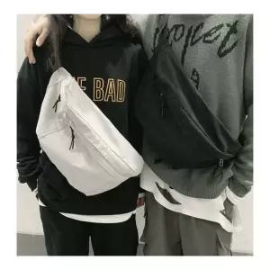 URB78 빅사이즈 캐주얼 힙색 등산 슬링백 여행 보조백