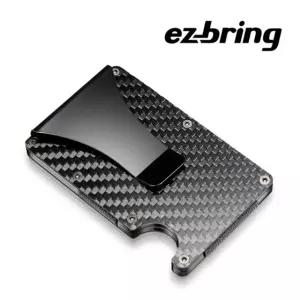 ez-bring 이지브링 항공소재 메탈카드지갑 머니클립 카본형휴대용 심플 남성 알루미늄 선물용 얇은 깔끔한
