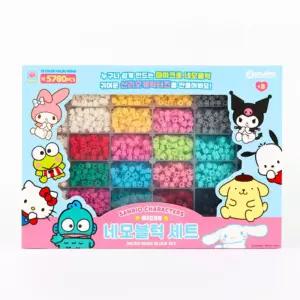 블록 바니랜드 산리오 마이크로 네모블럭 세트키링만들기 어린이 미니 키링 캐릭터링