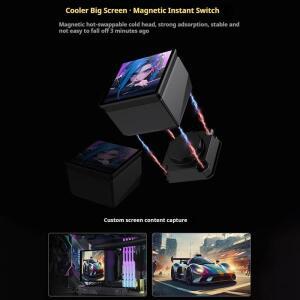 DP  360/240 CPU 수냉 쿨러 4.0인치 초대형 프레임리스 마그네틱 자석 풀스크린 DIY 가능 라디에이터