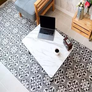 테이블 900 블랙마블책상 좌식 접이식