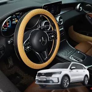 [RIZPICK]TBZ 쏘렌토MQ4 호환 퀼팅 엠보싱 시즌2 핸들커버 핸들링편한