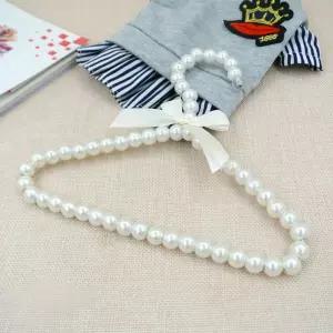 (애구애구) 진주 옷걸이 (10개)애견 동물 반려 강아지의류 악세사리 고양이 용품