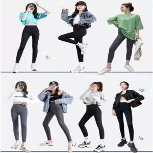 2컬러 9부레깅스 하이웨스트 필라테스요가 여름레깅스 (HSJ-WC6928C