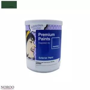 [RIZPICK]팬톤 외부용 무광 수성 페인트 1L 녹색19-6311