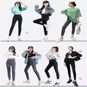 9부레깅스 하이웨스트 필라테스요가 2컬러 여름레깅스 (HSJ-WCEDACD