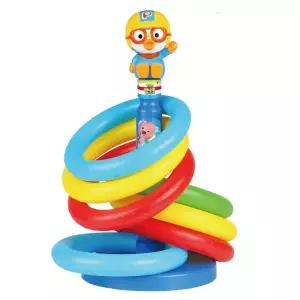 바니랜드 감각발달완구 뽀로로 링게임 고리던지기 끼우기 장난감 완구 쌓기 쌓기놀이 던지기