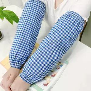 작업용 팔토시 체크무늬 사무실 업무용 oxA6+6rlD