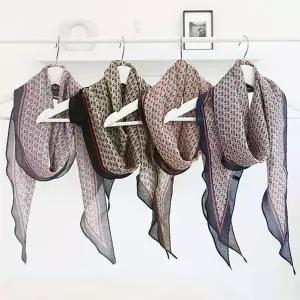 국산 엘렌 패턴 롱 다이아 스카프 고급 중년 목도리