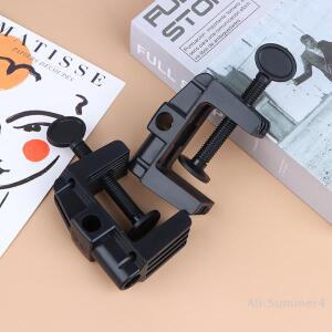 1개 범용 호환 고정 브래킷 테이블 데스크 램프 클립 작업용 호환 롱 암 홀더 스탠드 교체 부품