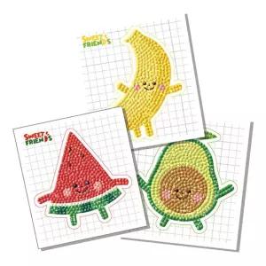 스윗 프렌즈 보석십자수 스티커 10x11cm BST3-004