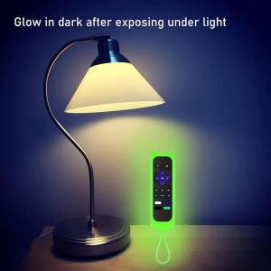 실리콘 범용 호환 리모컨 커버 카바 TCL Hi Roku TV Remote Co 호환 끈이  케이스