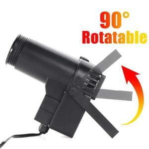 미니 RGBW LED 핀스팟 조명 무대 DJ 파티 KTV 미러볼 핀 스포트라이트 컬러풀 디스코 빔 DMX512 30W