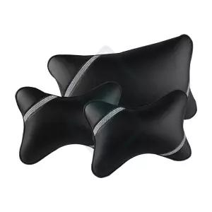 프리미엄 자동차 목베개 허리쿠션 크리스탈 큐빅 라인 차량 용품 배게 운전배 헤드레스트 차량용 용배