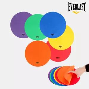 에버라스트 국내생산 rainbow 원마커 6매 kc인증체육용교구 실내 라운드바커 색깔놀이 숫자 기타활동 스포