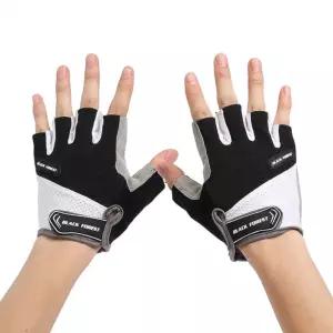 라이딩 쿠션 자전거 반장갑(XL) (블랙)사이클 싸이클 스포츠 운동 글러브 바이크