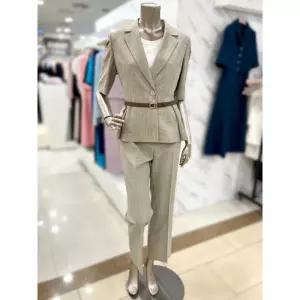 미니멈 세이브존01 턱 페플럼 자켓 팬츠 세트 MZBGWJP3981_(1)