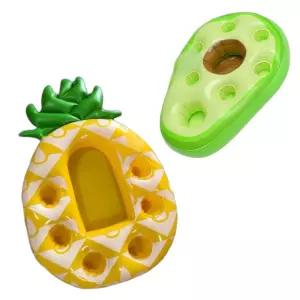 물놀이 플로팅트레이 수영장 스낵바 컵 튜브 음료홀더 미니바 테이블 펜션 풀장 간식 파인애플 쟁반