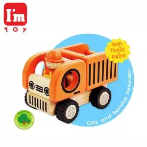 중장비 덤프트럭아기완구 원목 장난감 유아