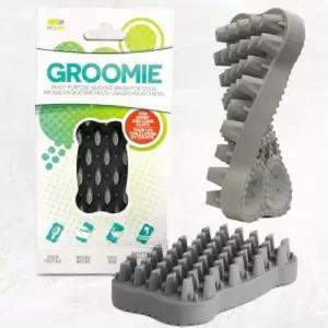 양면 실리콘 브러쉬 B형 그레이 강아지빗 털제거관리용품 죽은 반려동물 애견 러시 강아지 미용